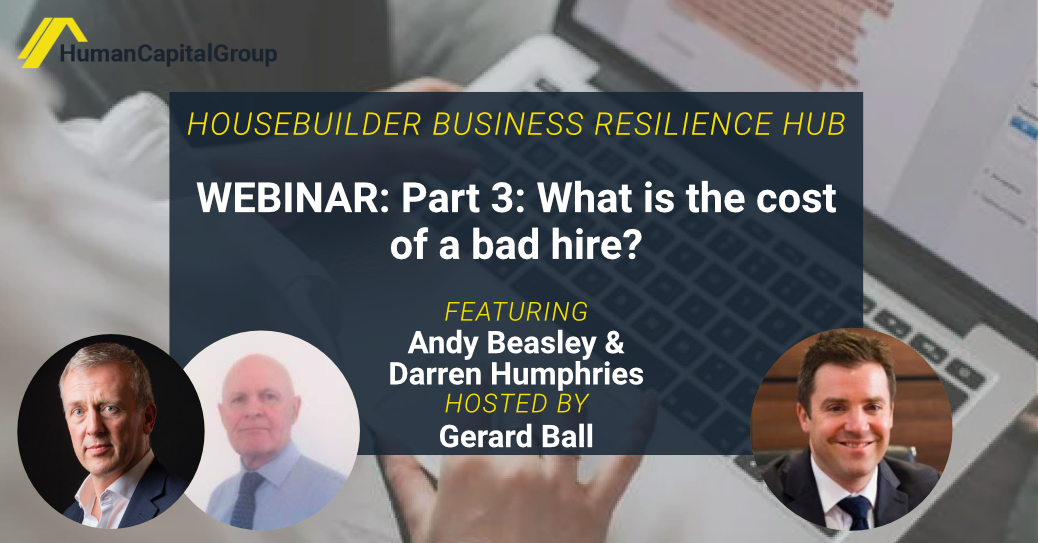 WEBINAR: Part 3: What is the cost of a bad hire?